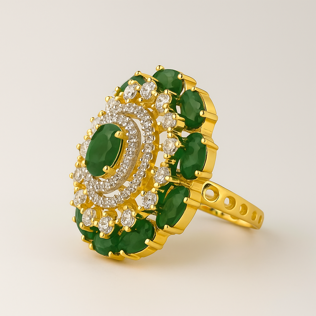 Cubic Zirconia Verstelbare Ring – Klassiek Design