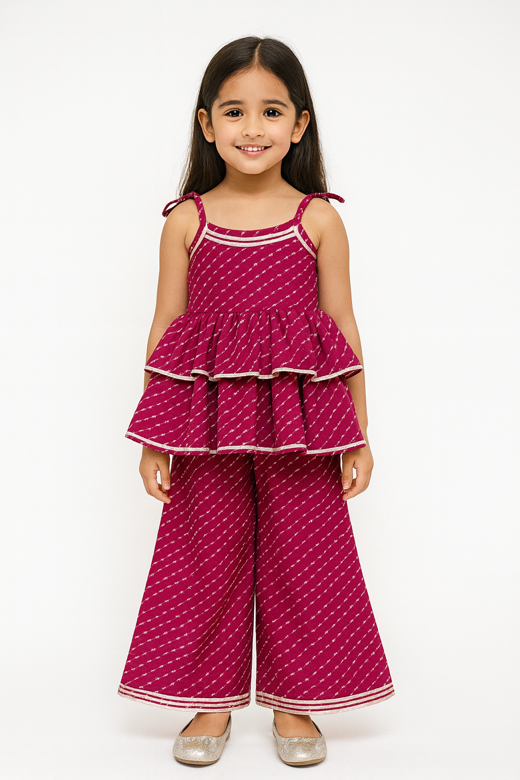 Indiase kurtaset meisje - 9 jaar roze