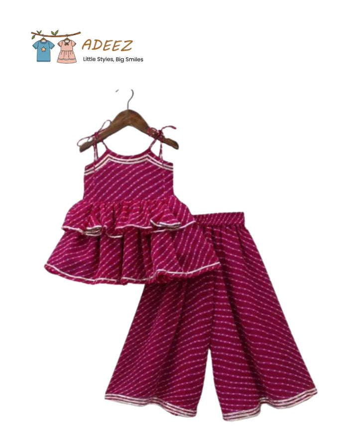 Indiase kurtaset meisje - 9 jaar roze