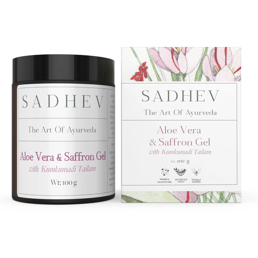 Aloe Vera Gel met Saffraan en Kumkumadi olie -  100gr