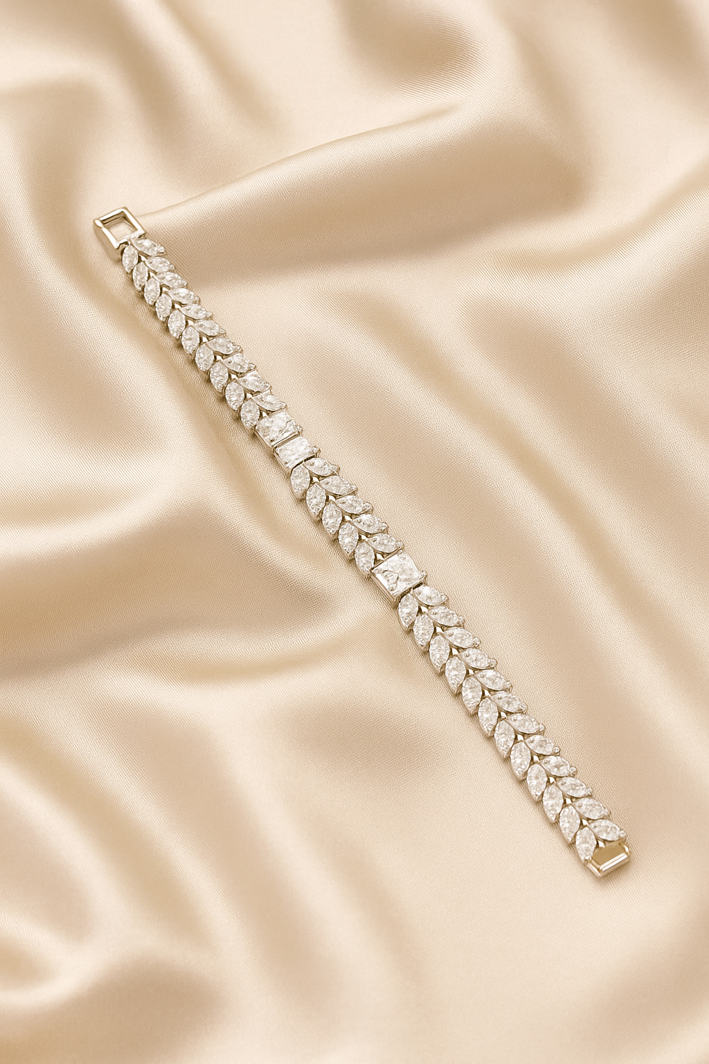 Klassieke Armband met Rhodium Plating