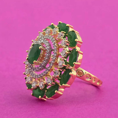 Cubic Zirconia Verstelbare Ring – Klassiek Design