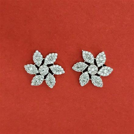 Subtiele oorstuds met steentjes