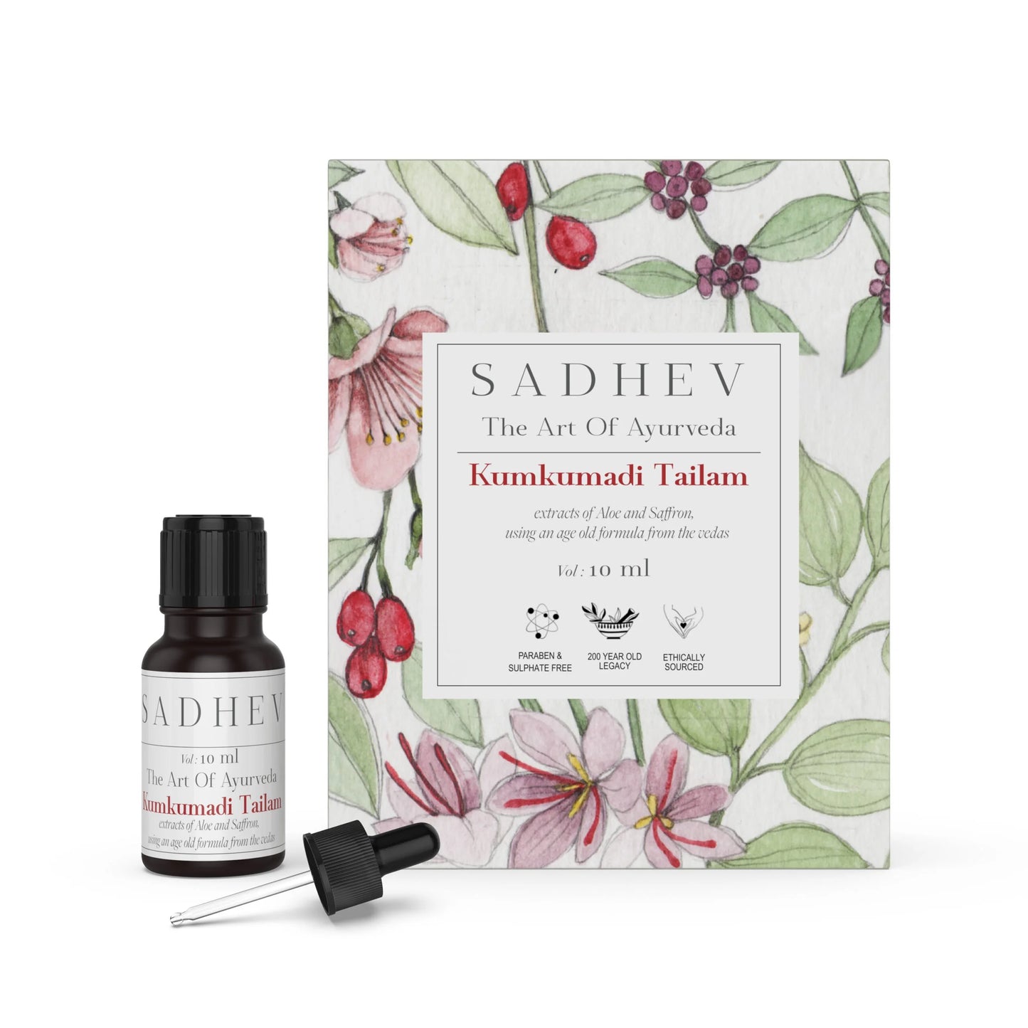 Ayurvedische kumkumadi olie