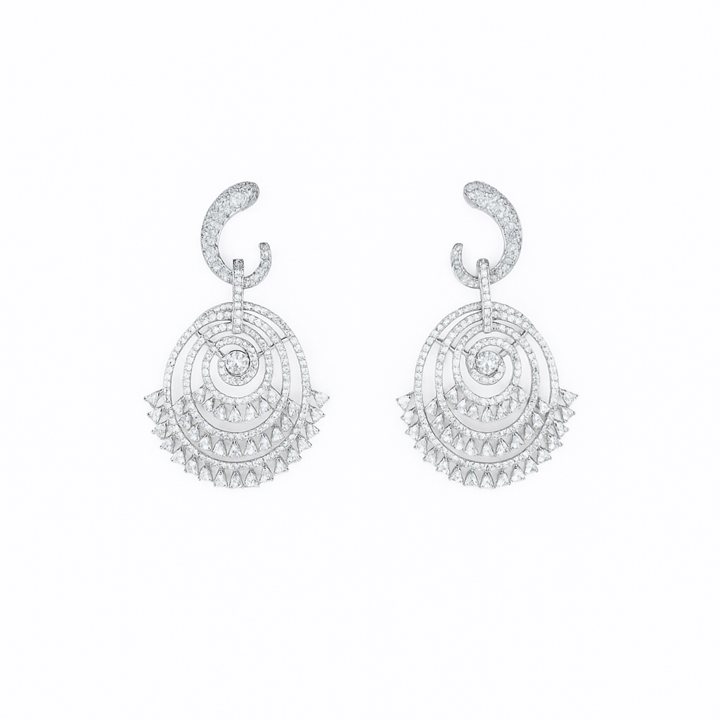 Oorhanges met steentjes