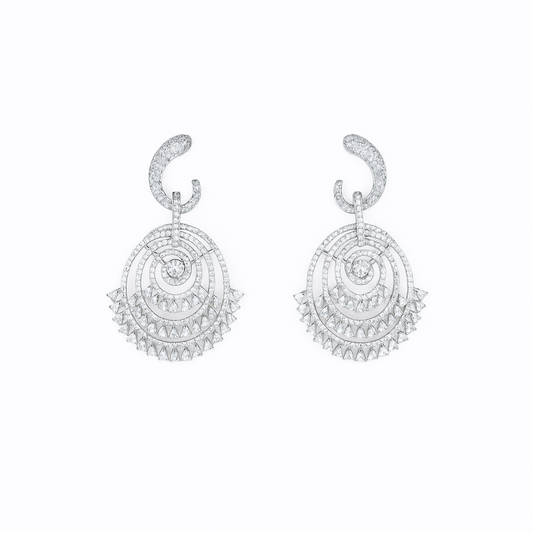 Oorhanges met steentjes