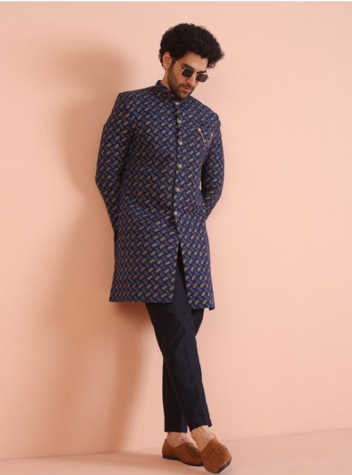 Heren Indowestern Sherwani-set -pre order