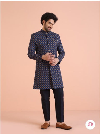 Heren Indowestern Sherwani-set -pre order