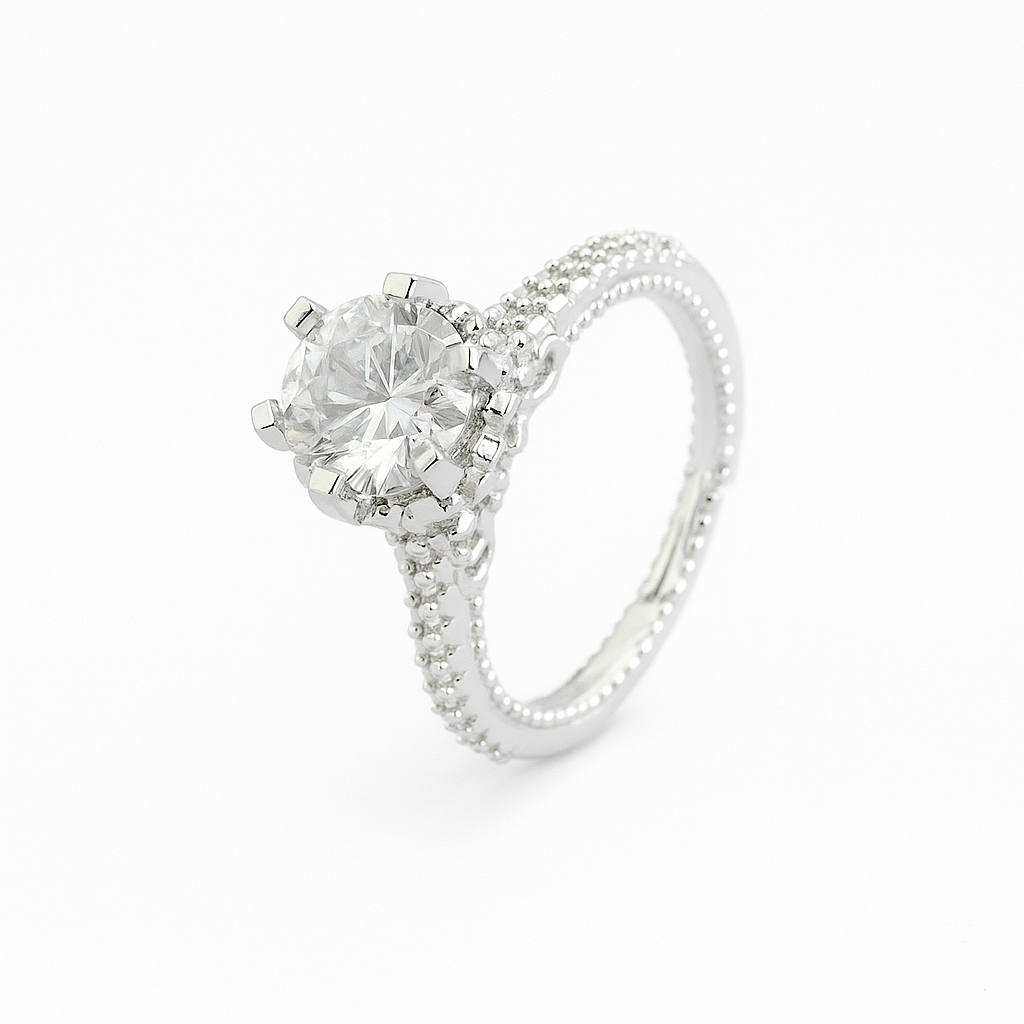 Verlovingsring - imitatie diamant