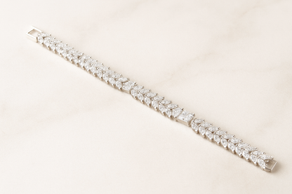 Klassieke Armband met Rhodium Plating